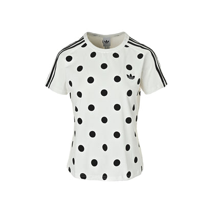 Adidas women's clover polka dot short sleeves