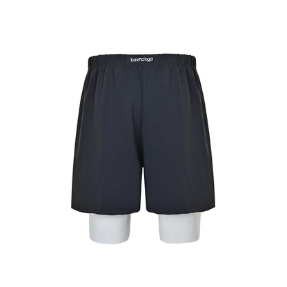 Balenciaga reflective 6B fake two-piece spliced ​​shorts