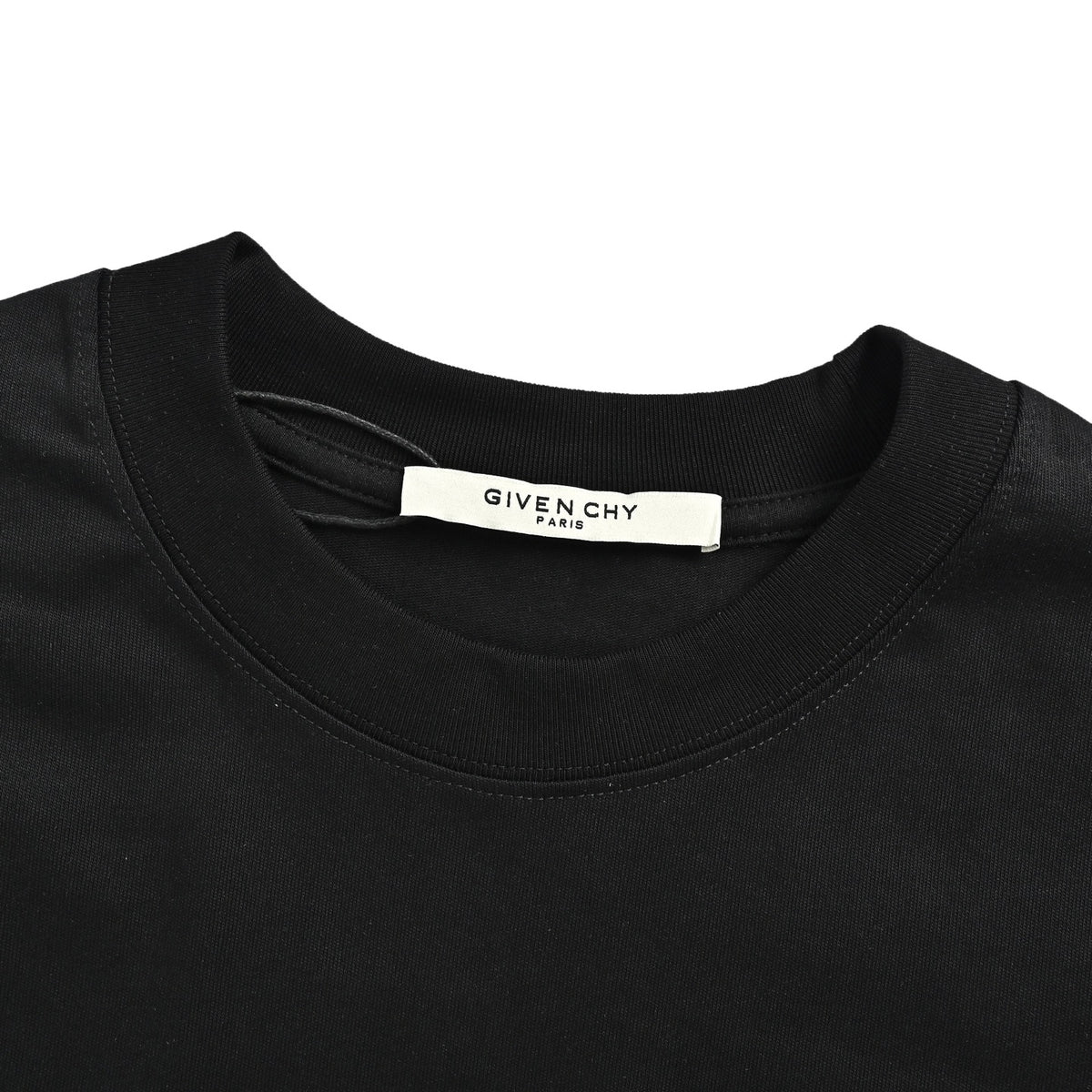 GIVENCHY four-square three-dimensional embroidery round neck short sleeves