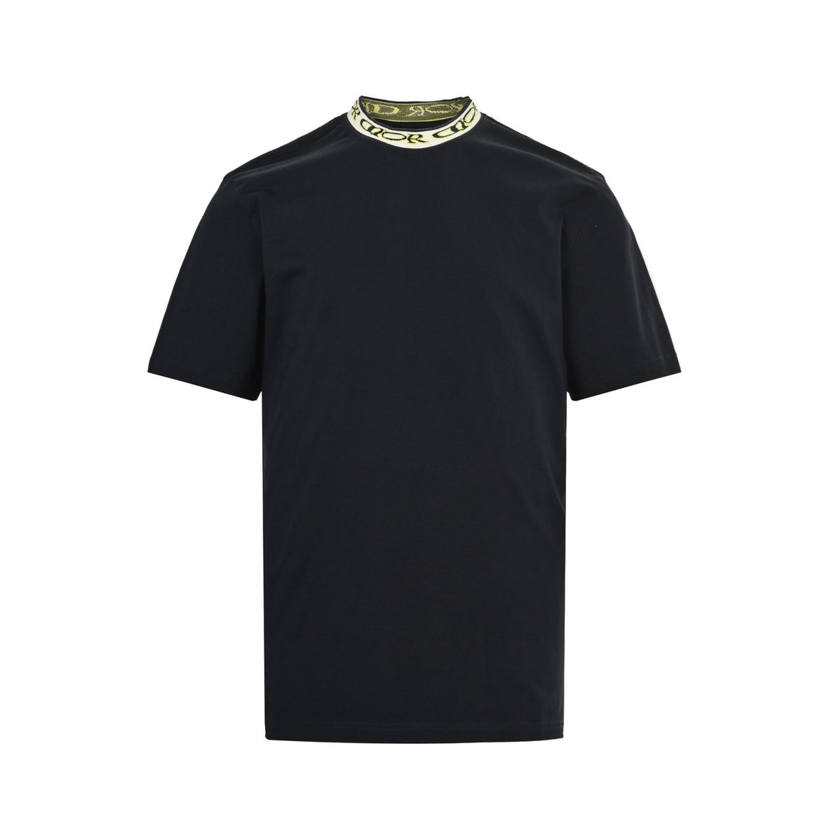 Dior 25ss neck letter jacquard web short sleeves