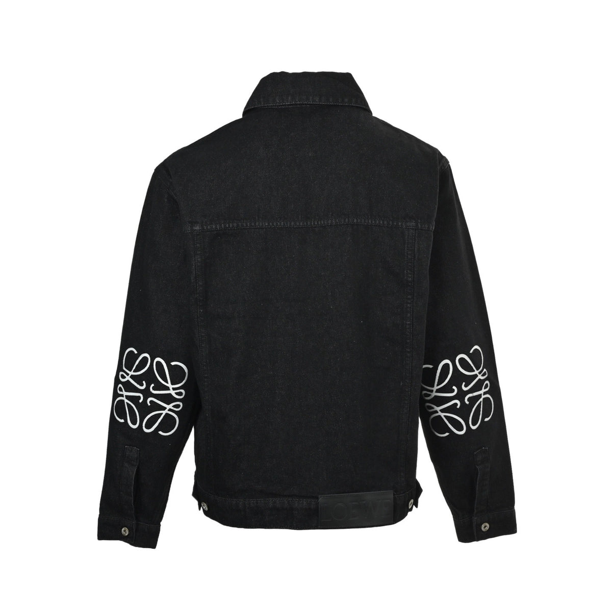 Loewe/Luo Yiwei Anagram burnt flower hollow logo suit denim jacket