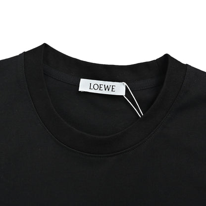 Loewe/Luo Yiwei fake pocket misplaced letter embroidery short sleeves
