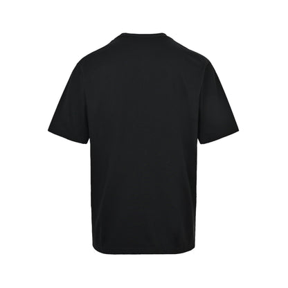 Loewe/Loewei classic embroidered letter pocket short sleeves