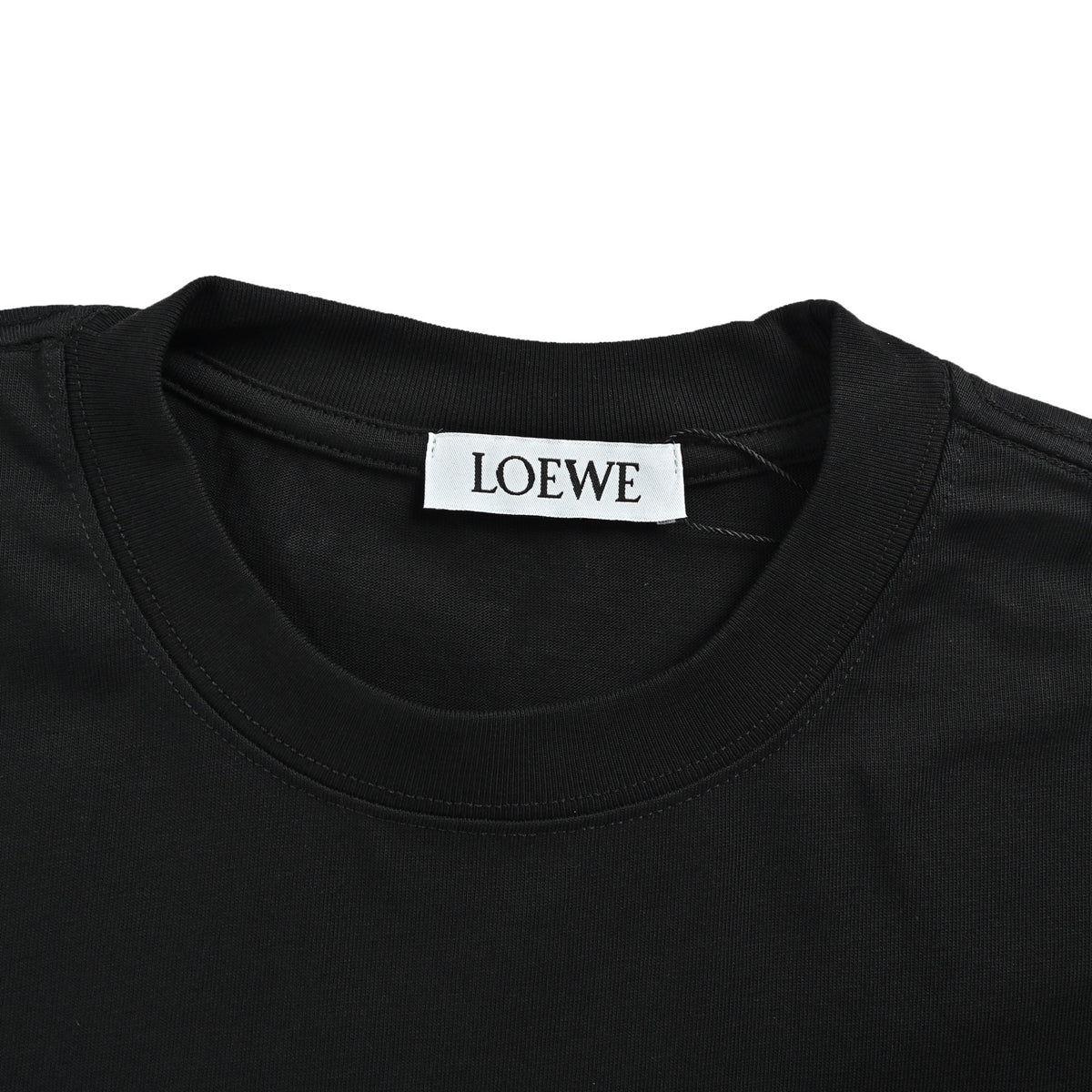 Loewe/Loewei wave logo printed short sleeves