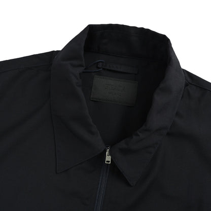 Prada solid color wool lapel short jacket