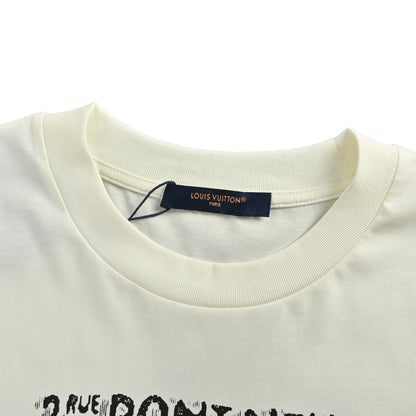 Louis Vuitton 25ss multi-element printed short sleeves
