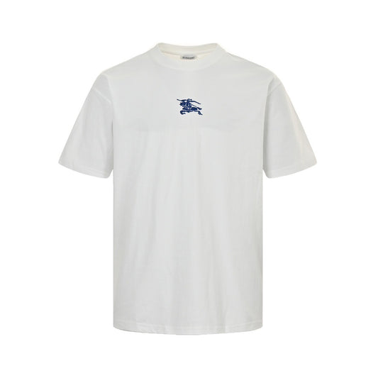 Burberry 24ss short sleeves with war horse embroidery on the chest