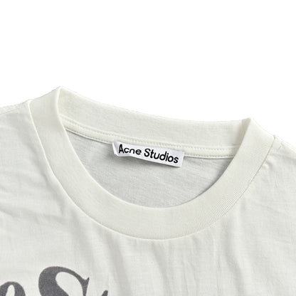 Acne Studios letter print women's short sleeves