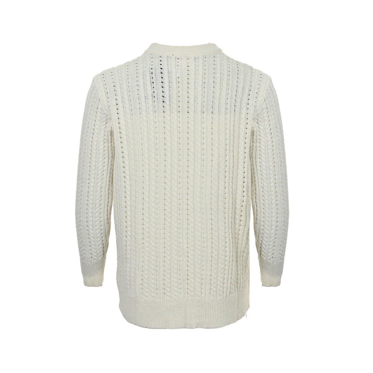 Louis Vuitton embroidered logo hollow sweater