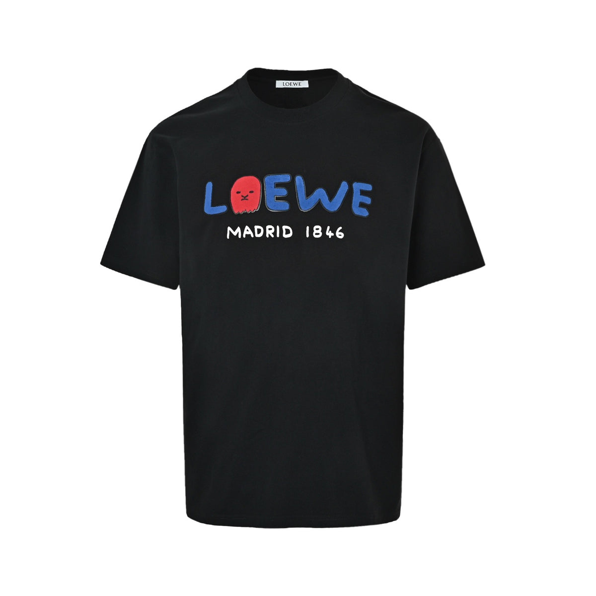 Loewe/Luo Yiwei anniversary limited flocked patch short sleeves