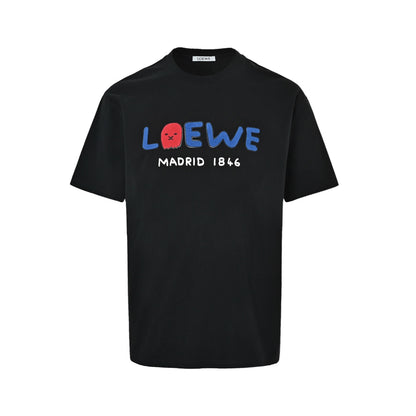 Loewe/Luo Yiwei anniversary limited flocked patch short sleeves