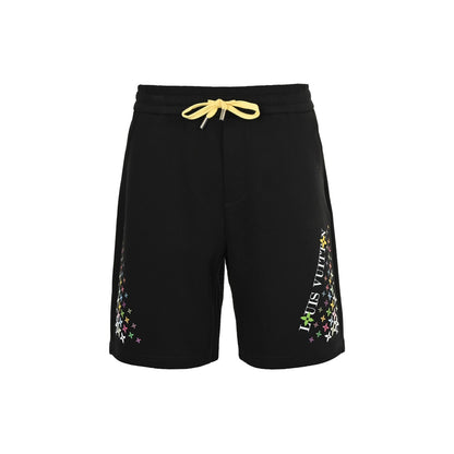 Louis Vuitton 25ss rainbow presbyopic gradient printed shorts