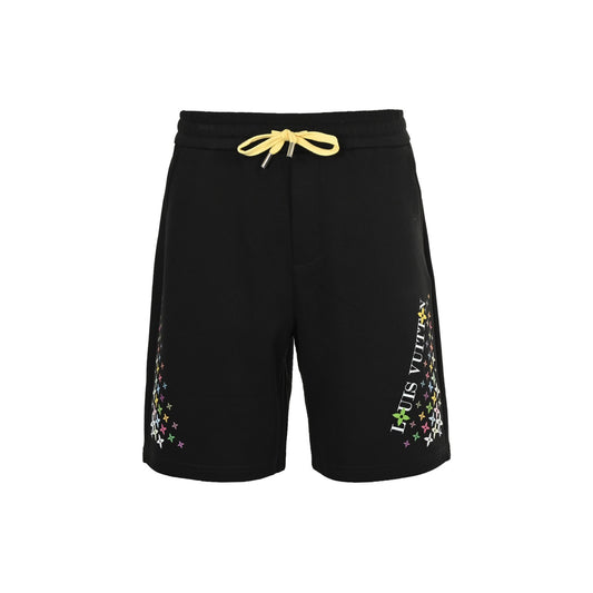 Louis Vuitton 25ss rainbow presbyopic gradient printed shorts