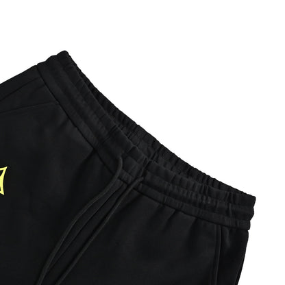 Louis Vuitton 26ss fluorescent green presbyopic embossed logo shorts
