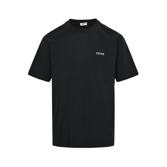 Celine 26ss basic chest small logo printed short sleeves