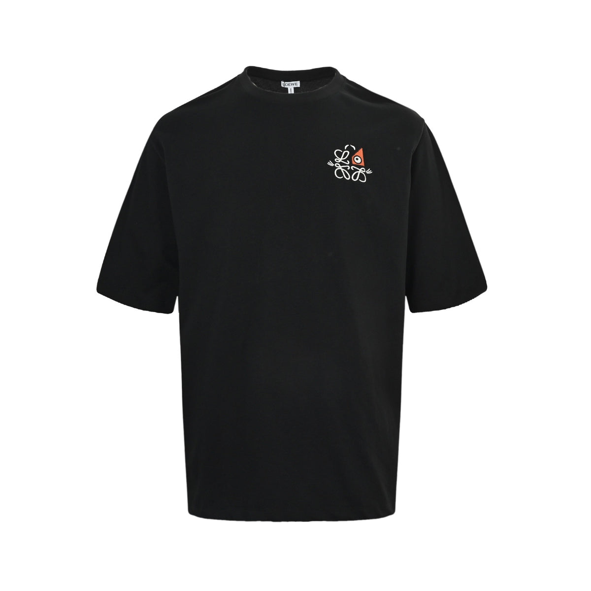 Loewe & LOUIS WAIN joint geometric small eyes embroidered short sleeves