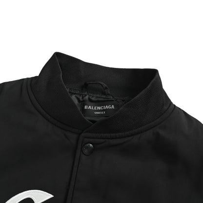 Balenciaga/Balanciaga Luxury embroidered baseball flight cotton jacket