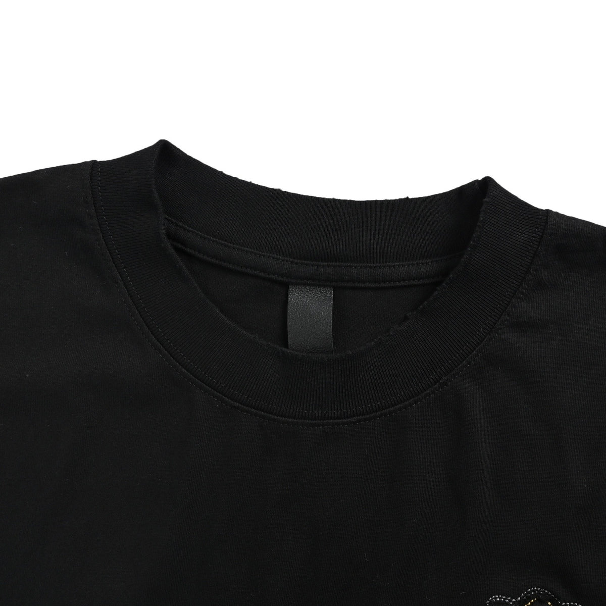 Chrome Hearts/Chrome Heart Patch Cross Washed Short Sleeves