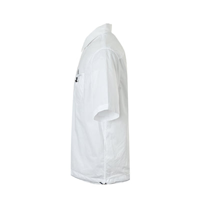 Fendi drawstring bag poplin short-sleeved shirt
