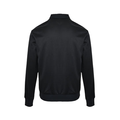 Gucci red and green webbing zipper stand collar jacket