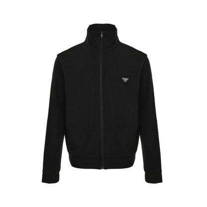 Prada triangle zipper casual suit jacket