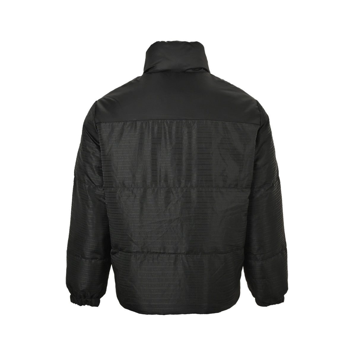 Prada dark pattern jacquard reversible down jacket