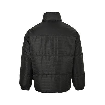 Prada dark pattern jacquard reversible down jacket
