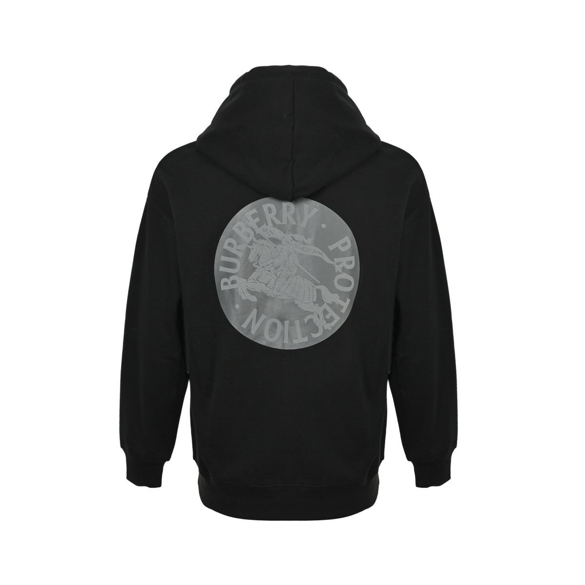 Burberry circle war horse logo foam printed hooded sweatshirt