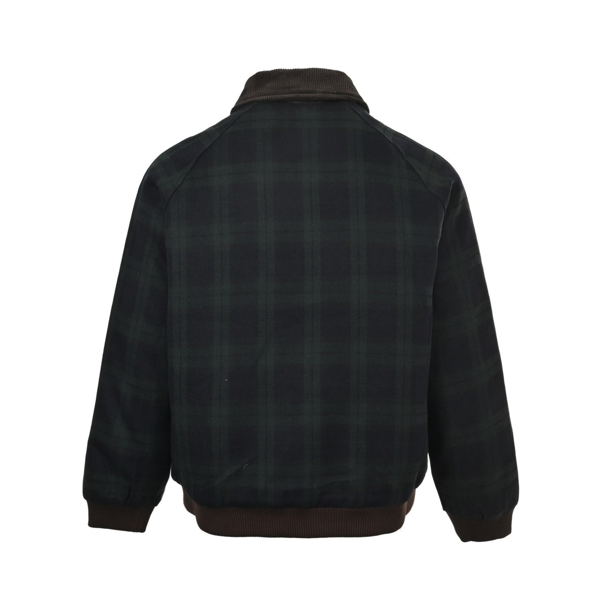 MiuMiu/Miu Miu Green Check Corduroy Collar Twill Jacket