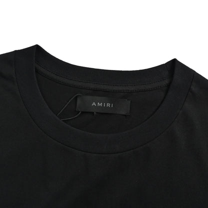 Amiri thick rubber letter print short sleeves