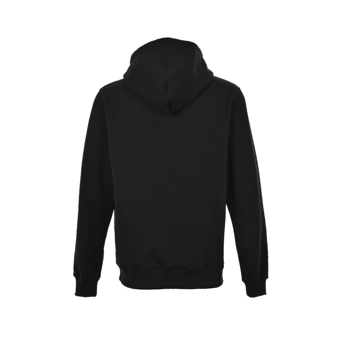 Dior 22Fw embroidered silver label hooded sweatshirt