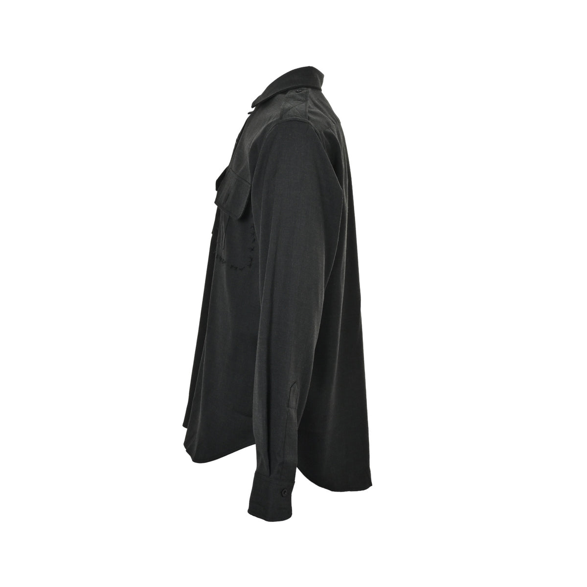 Maison Margiela/Margiela MM6 topstitched wool shirt jacket