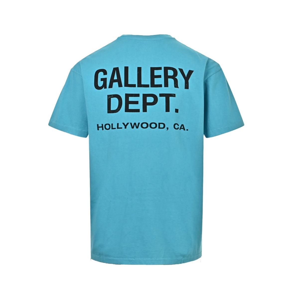 Gallery Dept 25ss Lake Blue Black English Print Short Sleeve