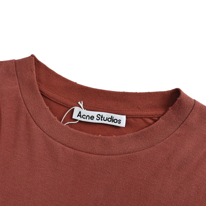 Acne Studios 1996 airbrushed distressed logo printed short sleeves