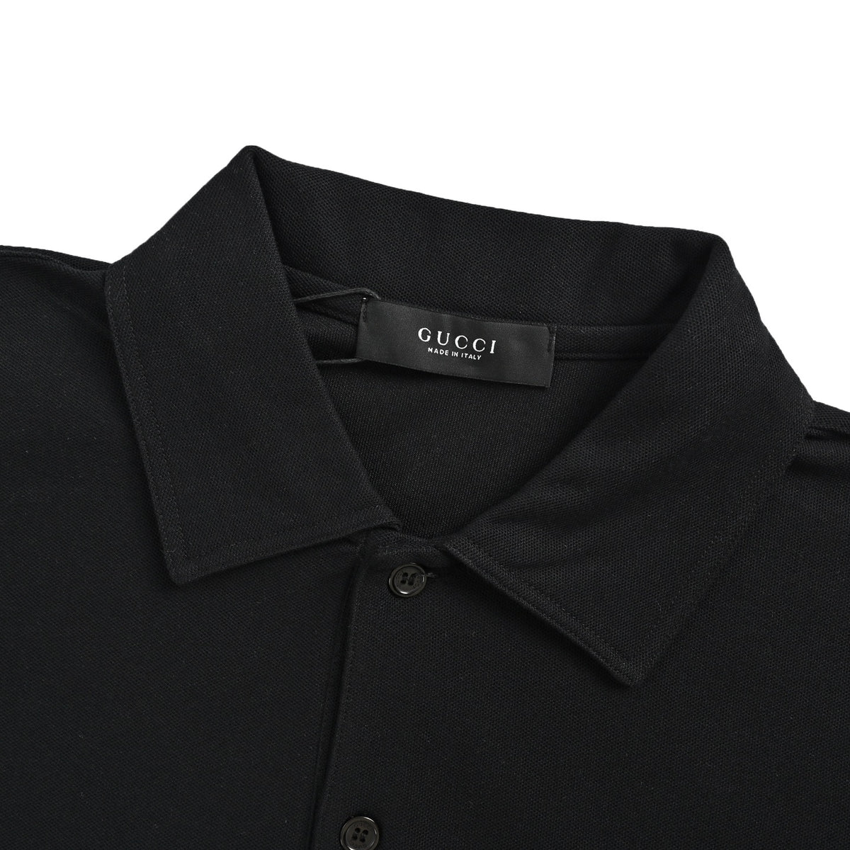Gucci 26ss classic shield knight embroidered Polo short sleeves
