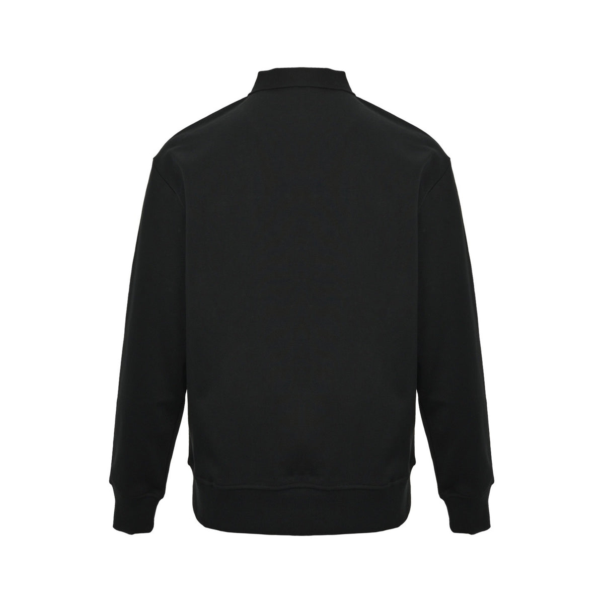 Prada 25Fw towel embroidered logo lapel sweatshirt