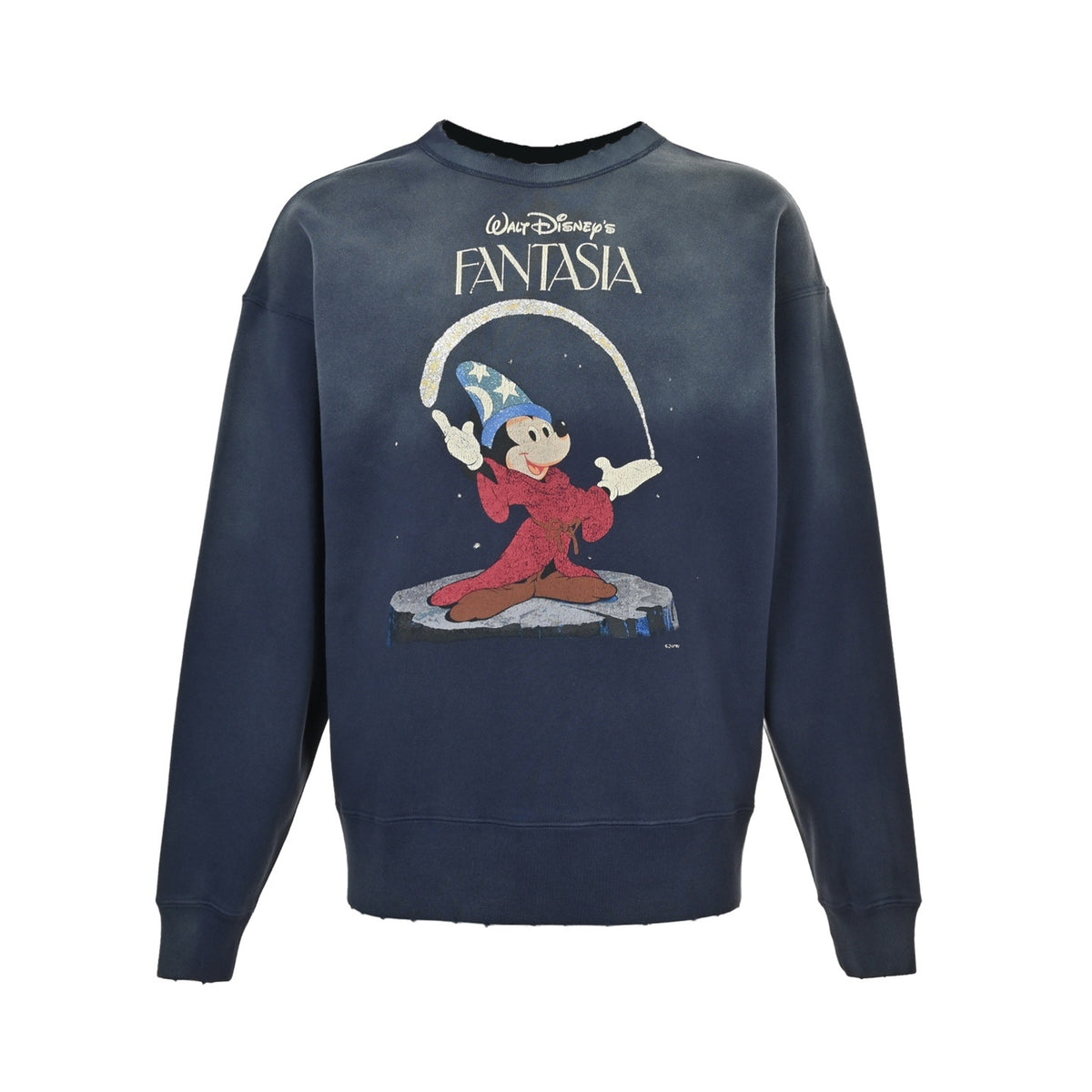 SAINT MICHAEL Fantasy Mickey printed crew neck sweatshirt