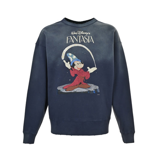 SAINT MICHAEL Fantasy Mickey printed crew neck sweatshirt