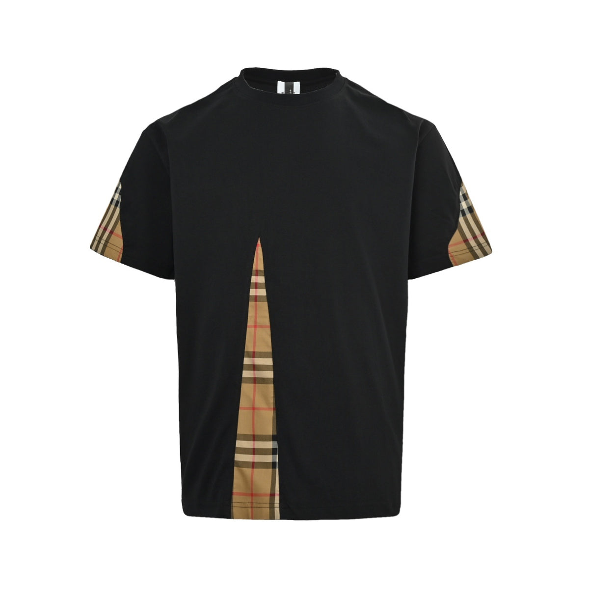 Burberry plaid splicing short sleeves