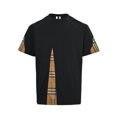 Burberry plaid splicing short sleeves