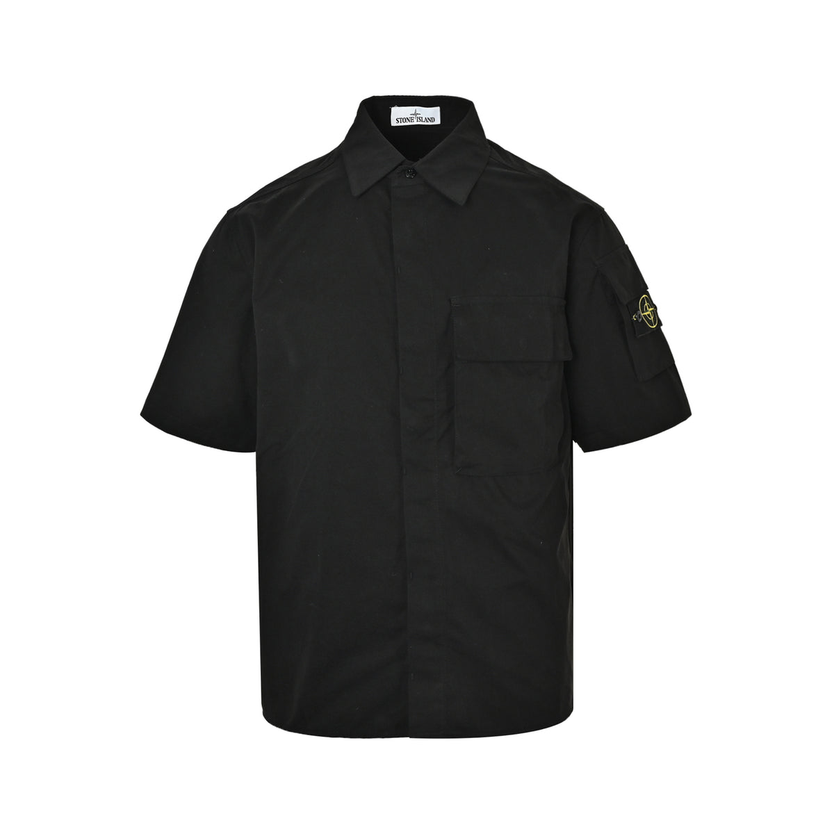 Stone Island armband work short-sleeved shirt