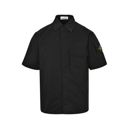 Stone Island armband work short-sleeved shirt