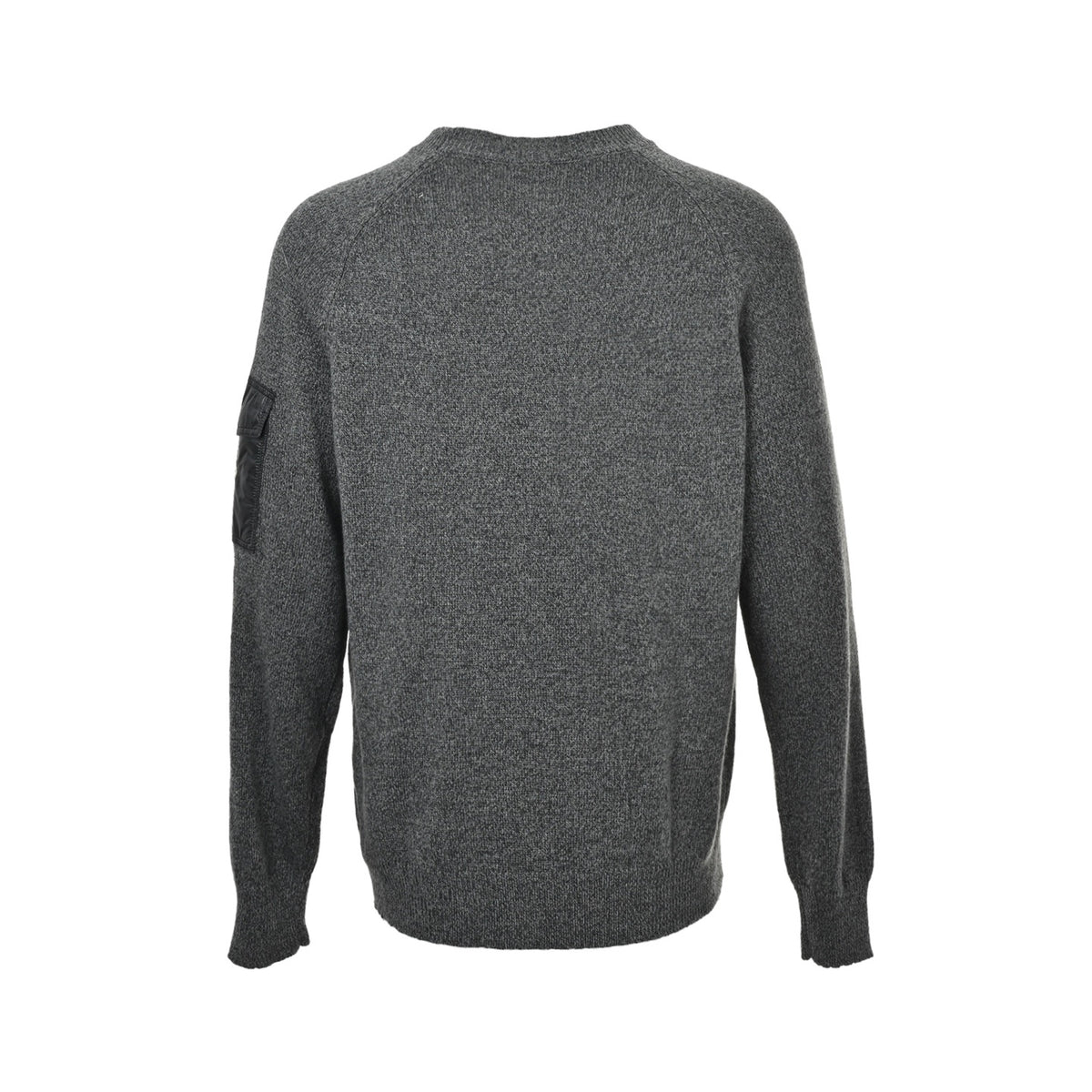 Moncler/muzzle wool cashmere sleeve pocket knitted sweater