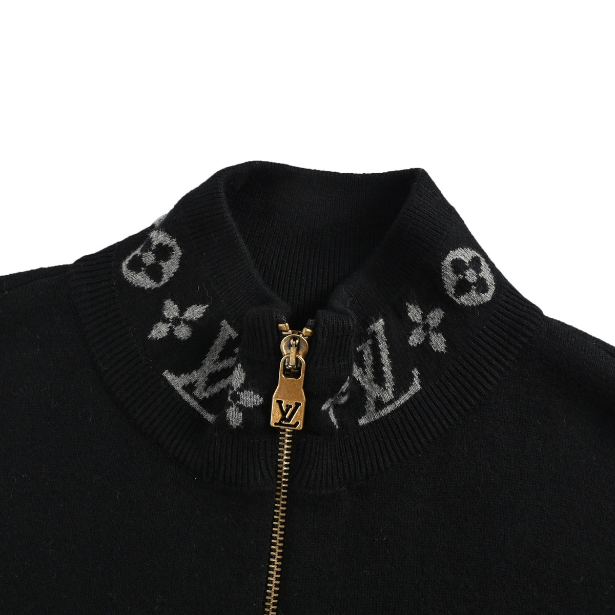 Louis Vuitton 25ss jacquard threaded woolen jacket