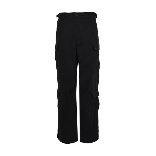 Balenciaga 25ss embroidered multi-pocket cargo trousers