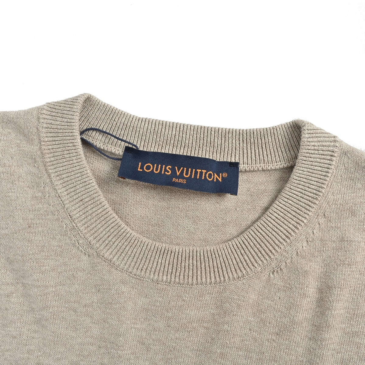 Louis Vuitton hooked letter jacquard knitted short sleeves