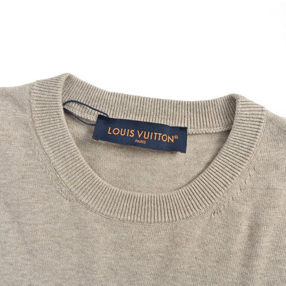 Louis Vuitton hooked letter jacquard knitted short sleeves