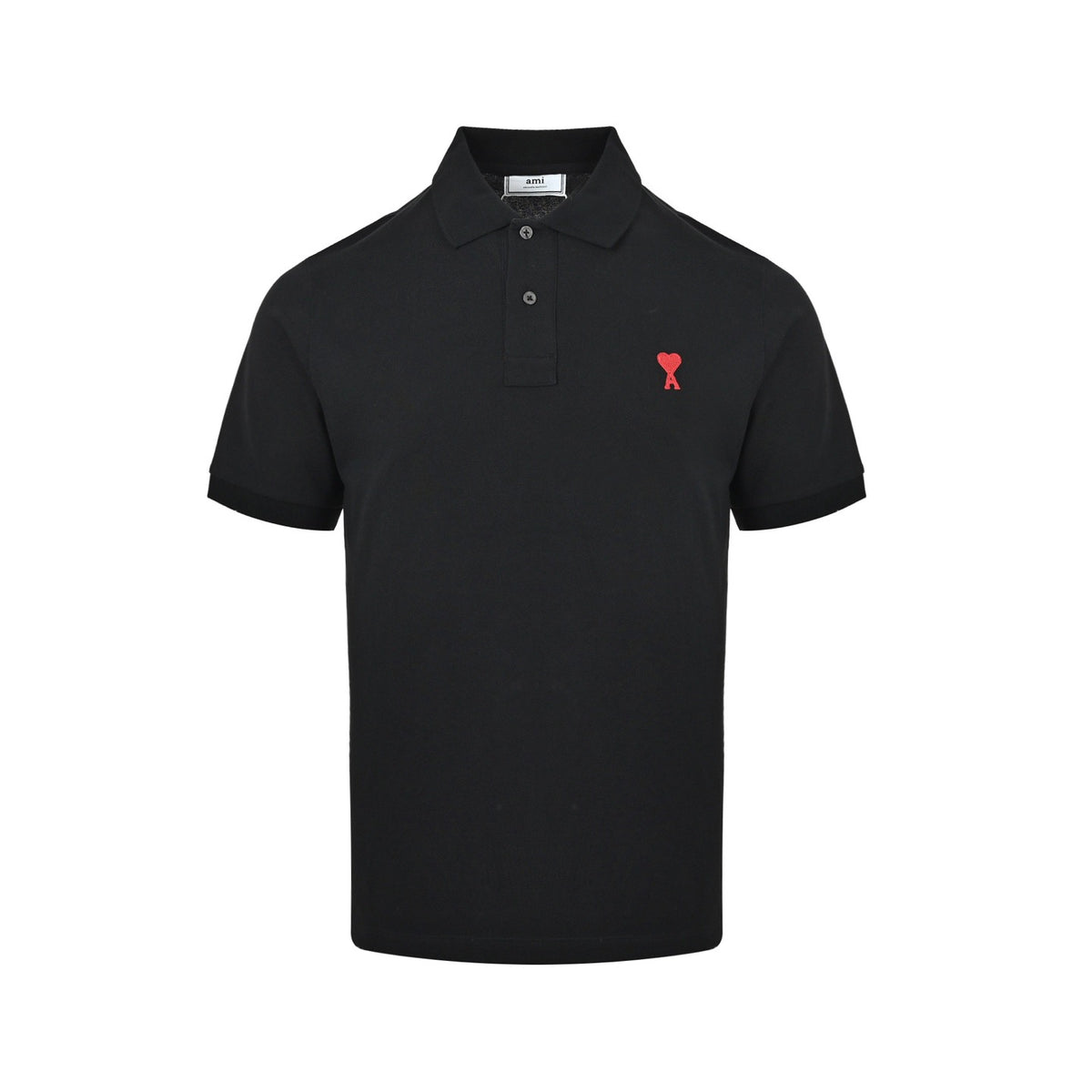 Ami Paris Classic Love Embroidered Polo Short Sleeve