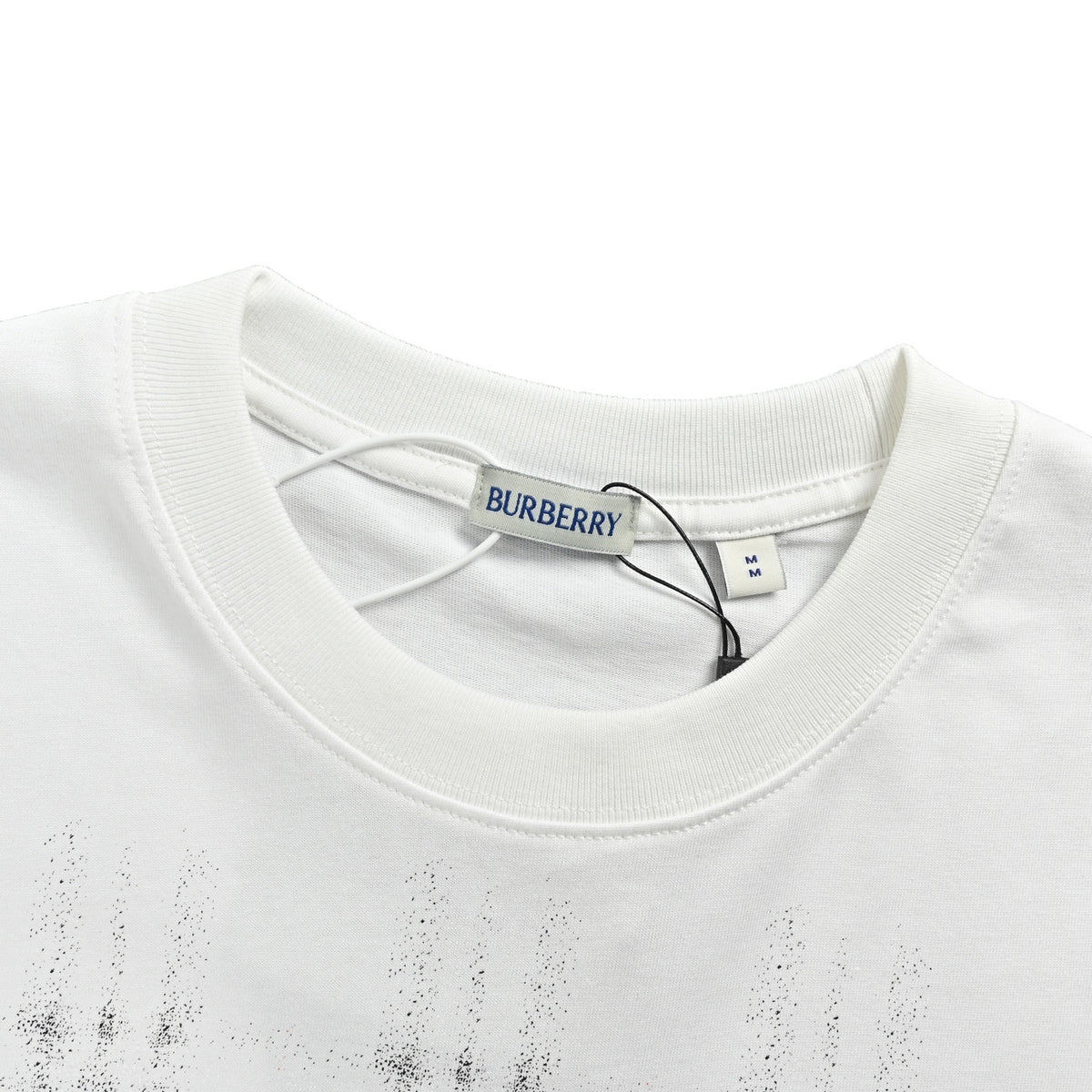 Burberry 26ss gradient fuzzy plaid printed short sleeves