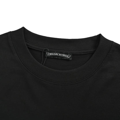 CHROME HEARTS/Chrome Heart CH Sanskrit horseshoe embroidered short sleeves
